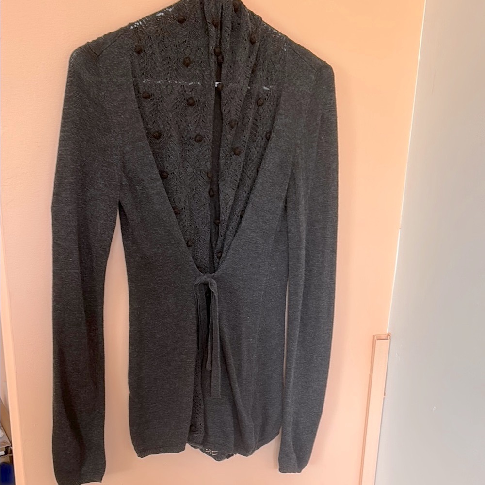 Elegant Grey Women's Sweater